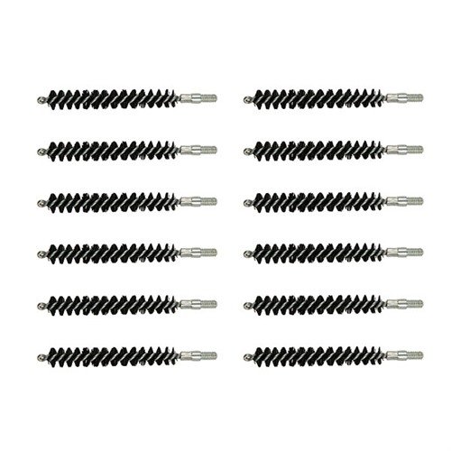 Nylon bore brushes from Brownells resist solvents, feature one-piece steel shanks, and effectively clean without scratching, available in a convenient 12-pack.