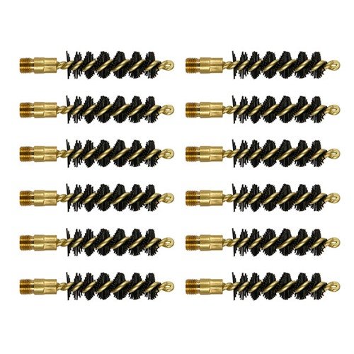 Tento nylonový kartáč s vysokou hmotností efektivně čistí bore, je bezpečný pro drážkované i hladké povrchy a odolává rozpouštědlům.