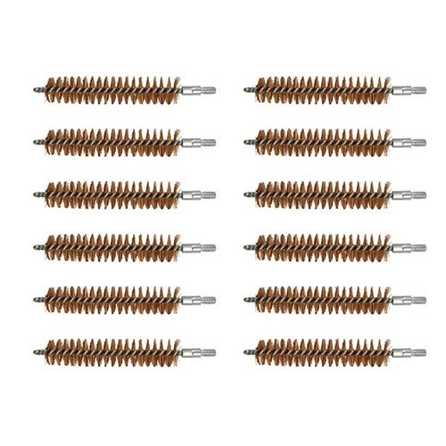 BRONZE RIFLE CHAMBER BRUSHES safely and easily clean dirty chambers with fine phosphor bronze bristles, fitting most popular rifle and handgun rounds.