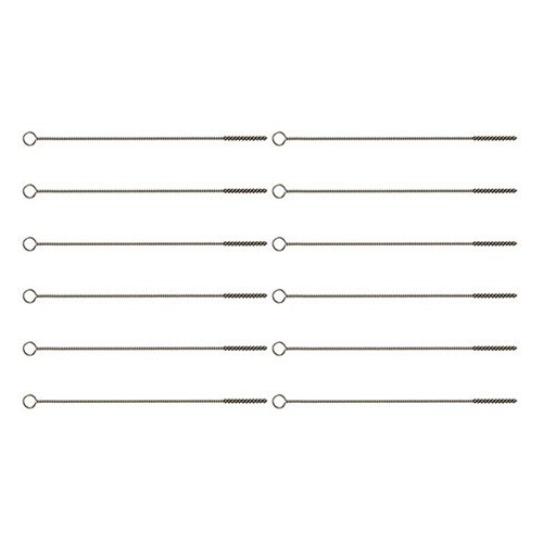 Extra-stiff stainless steel brushes are designed to fit shotgun barrel ports, effectively removing wad residue and carbon fouling for optimal performance.