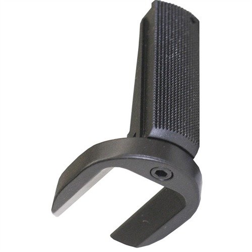 Easily install the 1911 DROP-IN MAXI-WELL for faster reloads and improved grip without gunsmithing; features non-slip checkering for secure handling.