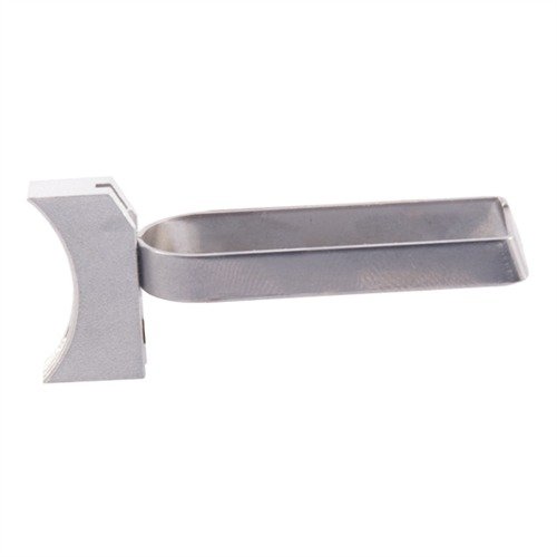 Precision-machined 1911 trigger with a stainless steel bow for smooth, no-flex movement; overtravel stop screw ensures consistent trigger control.