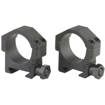 MAXIMIZED SCOPE RINGS are heavy-duty, 30mm steel rings designed to securely hold large scopes on hard-recoiling guns, ensuring stability and precision.