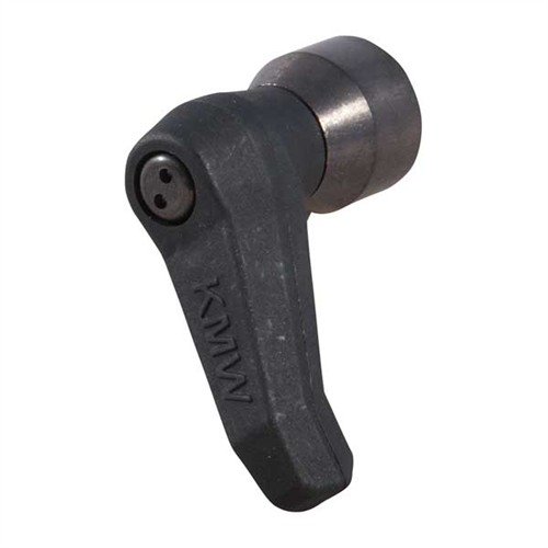LOCK NUT POD-LOC allows easy, tool-free locking and unlocking of Harris bipod swivels with a spring-loaded lever, enhancing durability and convenience.