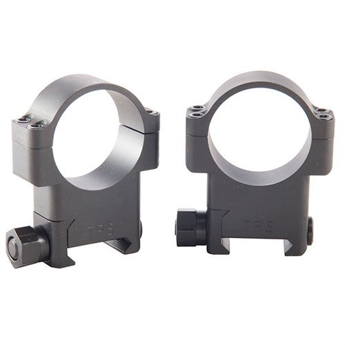 HRT Scope Rings offer superior scope/ring contact, secure hold against recoil, easy reticle alignment, and a sleek design for Weaver/Picatinny bases.