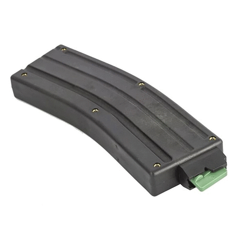 Reliable 25RD polymer magazine for AR-15 .22 conversion kits, designed for smooth feeding, easy cleaning, and fits standard mag pouches.