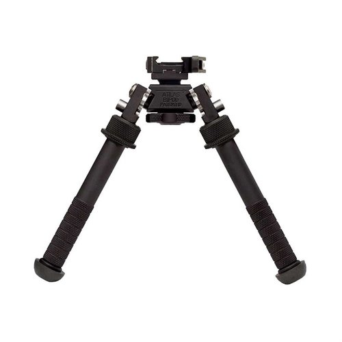 V8 ATLAS BIPOD offers a lightweight aluminum design, adjustable legs from 5