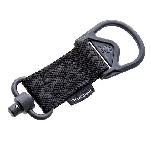 MS1/MS3 QD Adapter enables quick conversion from 1 to 2-point sling, featuring durable hardware, anti-chafing webbing, and quick-release capabilities.