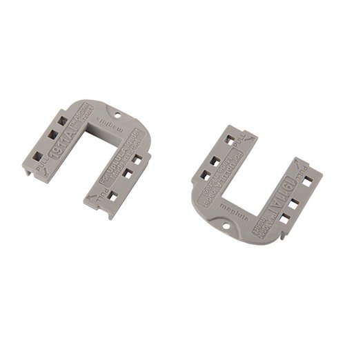 1911A1 ALIGNER INSERT enhances your UPLULA loader, eliminating mag wobble for precise loading of 1911 .45ACP, 9mm, and .22LR single-stack magazines.