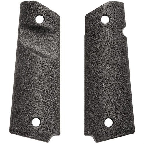 MOE 1911 Grip Panels offer reinforced polymer construction, anti-slip texture, aggressive magazine release cut-out, and compatibility with ambidextrous safeties.