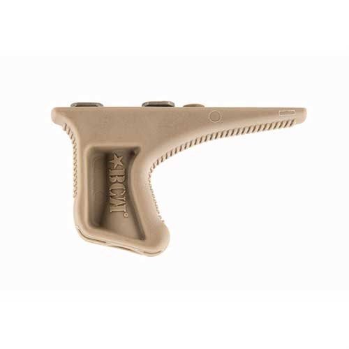 KEYMOD BCMGUNFIGHTER KAG Angled Grip offers biomechanical efficiency, positive retention, and joint relief, enhancing weapon manipulation without added bulk.