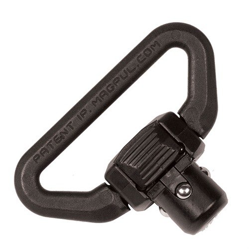 Magpul QDM offers a low-profile, one-handed quick detach sling swivel with superior corrosion resistance, optimized bale for sling management, and 2-point engagement.