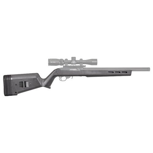 RUGER 10/22 Hunter X-22 Stock offers adjustable LOP, ergonomic design, robust polymer build, and M-LOK compatibility for enhanced customization and performance.