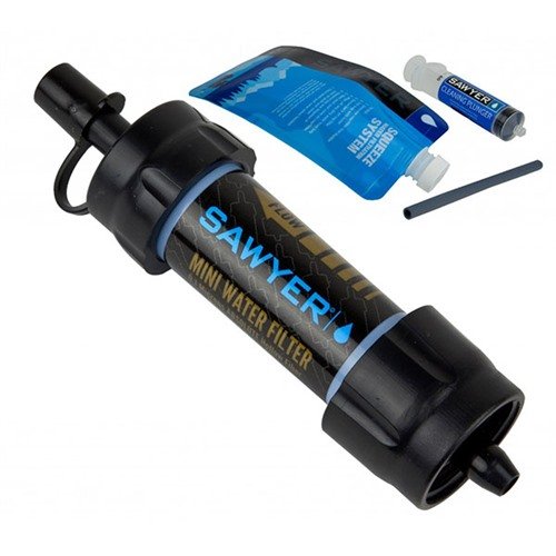 Discover the Sawyer Mini Water Filter: lightweight at 2 oz, filters 100,000 gallons, 0.1 micron filtration, versatile use, and no cartridge replacements needed!