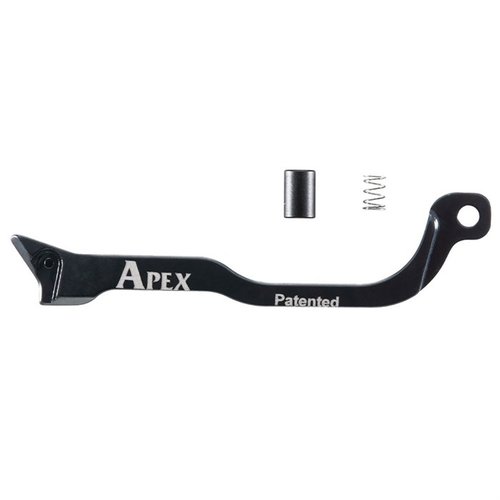 Apex P320 Forward Set Trigger Bar reduces trigger travel by 20% for improved accuracy and comfort, compatible with factory upgraded Sig Sauer P320 models.