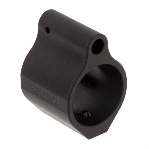 Sons of Liberty Gunworks AR-15 .750 Gas Block ensures compatibility with any handguard, made from durable 4140 steel, nitride-treated for corrosion resistance.