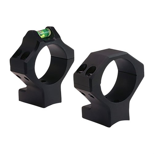 Hawkins Precision Long-Range Hybrid Rings offer a lightweight, robust 25 MOA solution for Remington 700 rifles, CNC-machined from 6061 aluminum with an anti-cant level cap.