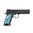 CZ USA TS2 9MM LUGER 5.28" BBL (1)20 ROUND MAG BLUE