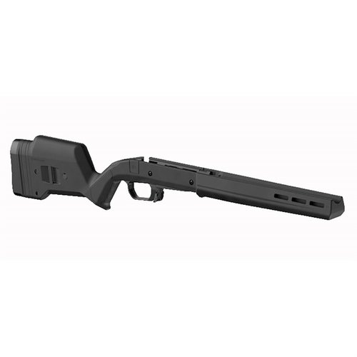 HUNTER 110 Adjustable Stock offers enhanced ergonomics, AICS-spec compatibility, and adjustable length of pull for Savage 110 rifles, ensuring stability and comfort.