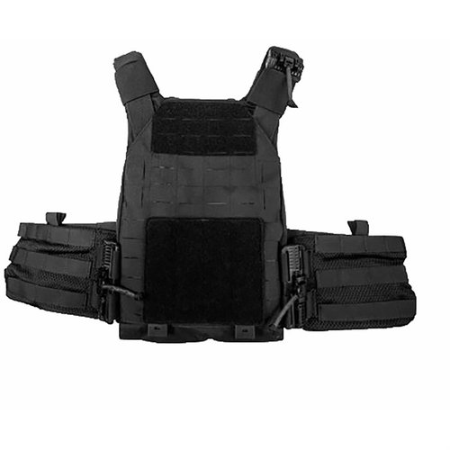 The SMC Plate Carrier offers lightweight durability, customizable MOLLE webbing, emergency release buckles, and breathable comfort for optimal performance in any mission.