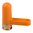 Bezpečnostní záložka SAF-T-ROUND SAFE TECH pro 9mm zbraně. Jasná oranžová barva pro snadnou kontrolu stavu zbraně. Vyrobeno z odolného nylonového polymeru. 🛡️🔶 Naučte se více!