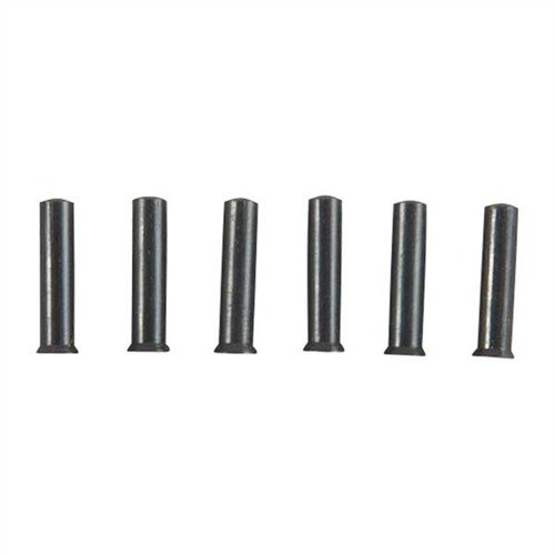 U.S.-made 1911 mainspring cap pins in a blued finish, ensuring high quality and perfect fit for your 1911 Auto, now available in a convenient 6 pack.