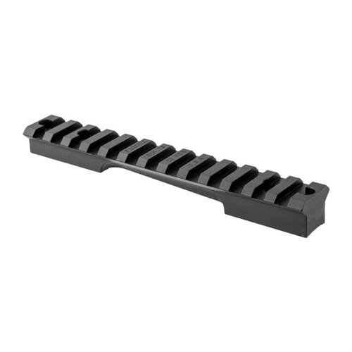 Precision CNC machined steel base for Remington 700, ensuring flatness within .002