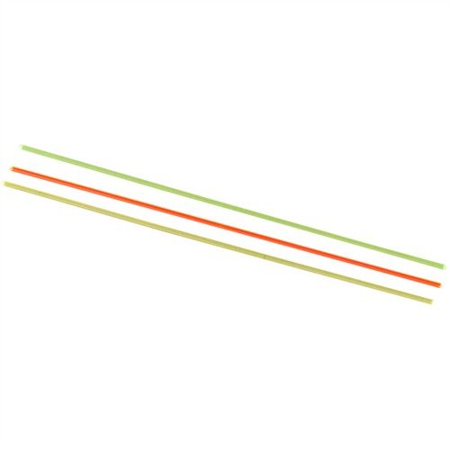 Optical-grade acrylic rods restore your fiber optic sight's bright dot, enhancing visibility with red, green, and amber options for quick targeting.