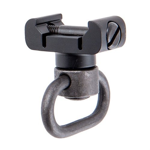 Rychloupínací sling swivel pro AR-15/M16 stabilizuje zbraň, omezuje rotaci a umožňuje snadné připojení k Picatinny nebo Weaver railu.
