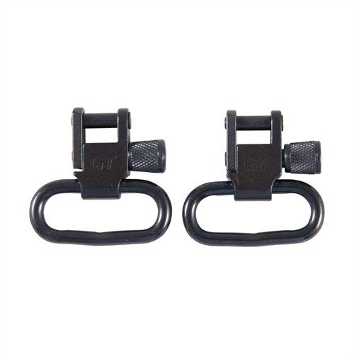 SLING SWIVELS by GROVTEC US offer a dependable all-steel design with a quick release system, ensuring secure attachment and easy adjustments for your firearm.