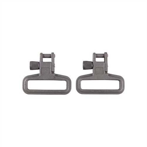GROVTEC US SLING SWIVELS are durable, all steel with a quick release system and a Mil-Spec phosphate finish, ensuring reliability for your firearm needs.
