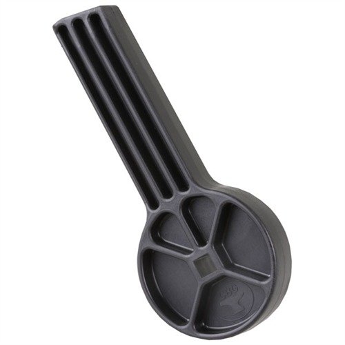 THE GLOK BLOK securely holds Glock pistols for easy cleaning, keeping both hands free and preventing drops, made from durable polymer and fits all 9mm & .40 caliber models.