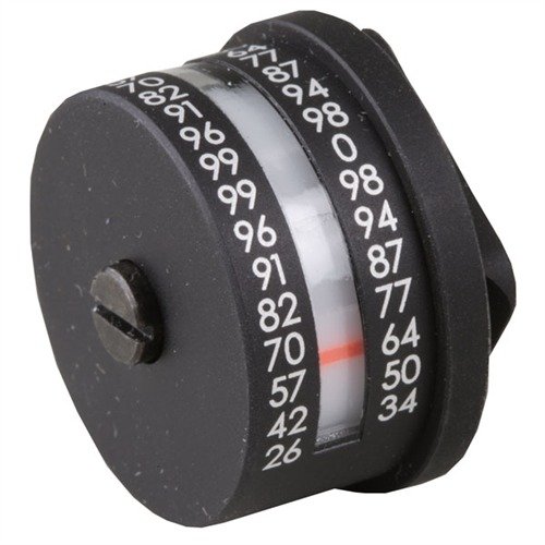 Precision-machined Cosine Indicator enhances shooting accuracy on inclines, waterproof, mounts on Picatinny/Weaver rails, keeps your face on the cheekpiece.