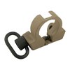 TROY INDUSTRIES AR-15/M16 Sling Adapter offers secure, ambidextrous QD sling mounting with durable aluminum construction and 360° swivel for tactical use.