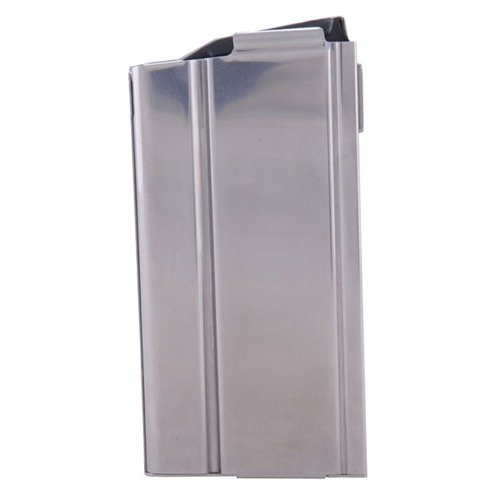 Robust steel magazines with mil-spec Parkerized or stainless finish ensure reliable feeding and easy cleaning, available in 5 to 25-round capacities for M14/M1A.