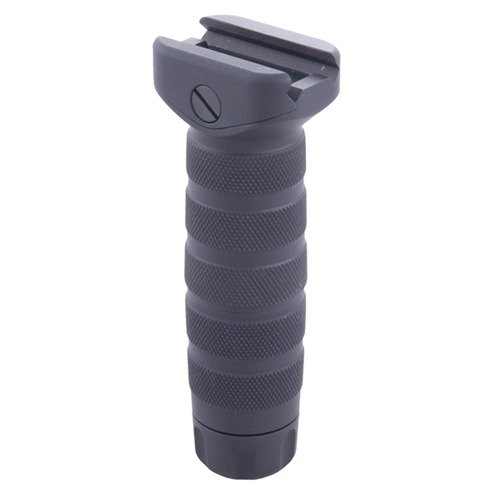 TROY INDUSTRIES Picatinny Modular Combat Grip offers a secure grasp, easy conversion from full-length to stubby, and rugged aluminum construction for durability.