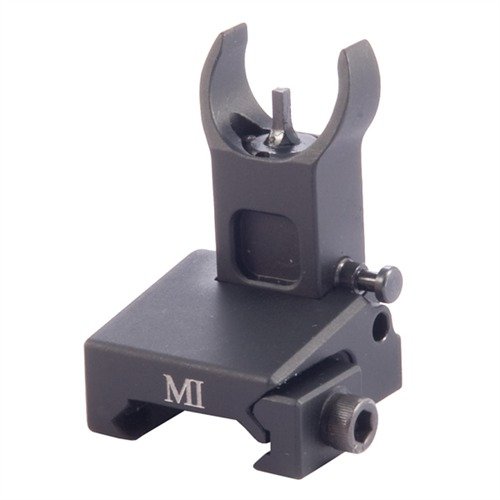 Flip-up front sight offers instant backup with a smooth pivot mechanism, durable aluminum construction, and a low profile that fits any Picatinny rail.