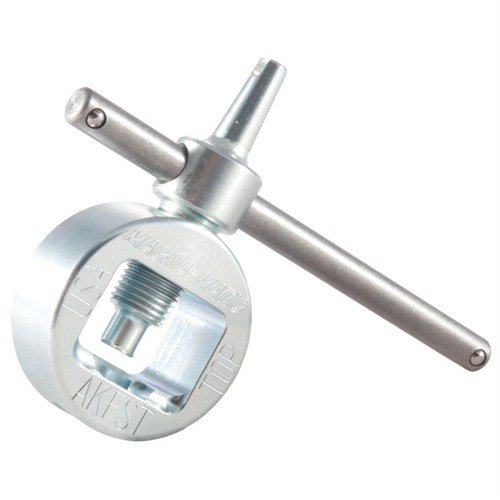 Hardened steel AK sight tool offers fast, precise windage and elevation adjustments, fitting a variety of Kalashnikov rifles with no extra tools needed.