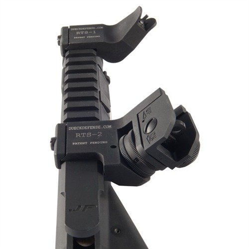 DUECK DEFENSE AR-15 Offset Rapid Transition Sight Set offers instant optic shifts, durable aluminum construction, and easy installation without special tools.