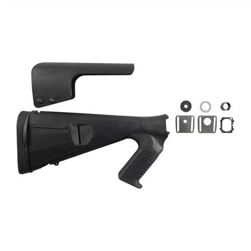 URBINO Tactical Shotgun Buttstock enhances comfort and maneuverability with body armor, featuring a short 12½