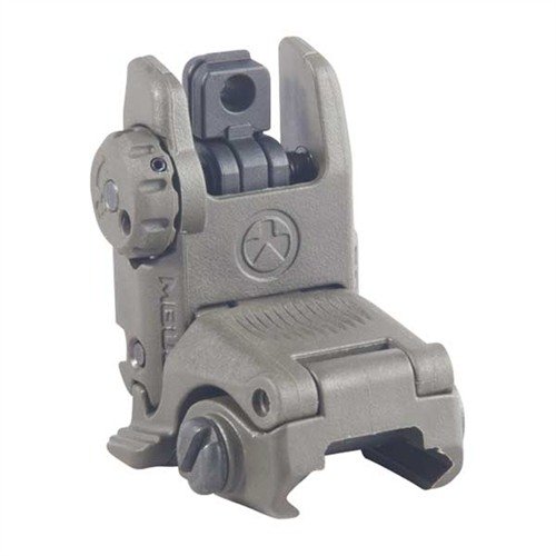 AR-15 MBUS GEN 2 Tactical Rear Sight offers instant deployment, low-profile design, windage adjustment, and fits all Picatinny rail systems for reliable backup.