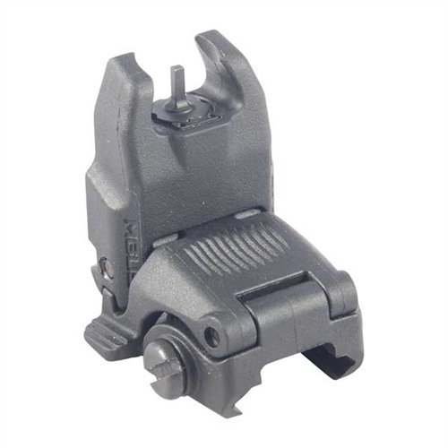 MAGPUL AR-15 FLIP-UP MBUS GEN 2 Front Sight offers instant deployment, low-profile design, and secure mounting on MIL-STD 1913 rail for reliable backup sighting.