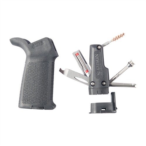 AR-15 MOE Grip with Field Survival Tool offers essential tools for quick repairs, secure storage, and enhanced comfort for reliable action in any situation.