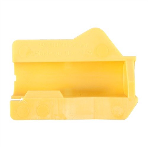 M1 Muzzle Buddy ensures precise alignment of cleaning rods, features a solvent port, fits up to .30 caliber rods, and protects your M1 Garand's muzzle.