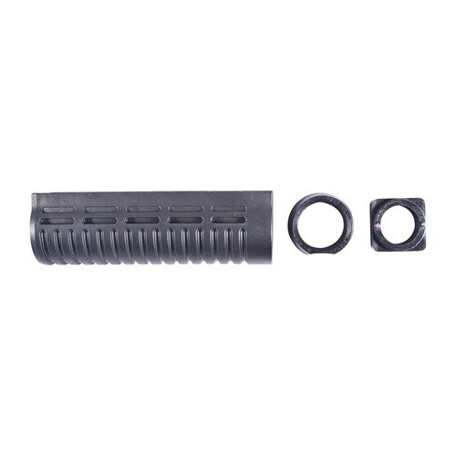 Upgrade your Mossberg or Remington shotgun with this rugged, shock-proof polymer forend, featuring deep grooves for secure handling and improved recoil control.