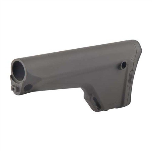 Upgrade your A1/A2 rifle with the MAGPUL MOE Fixed Stock, featuring ergonomic design, storage compartment, and compatibility with slings and accessories.