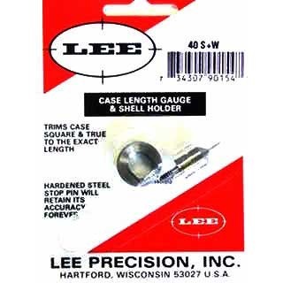 Precise and easy to use, the LEE Case Length Gauge for .40 S&W ensures accurate trimming and squaring of the case mouth when paired with the Cutter and Lock Stud.
