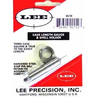 Lee Length Gauge for 45/70 Government offers precision trimming and squaring of case mouths, ensuring consistent performance when used with Cutter and Lock Stud.