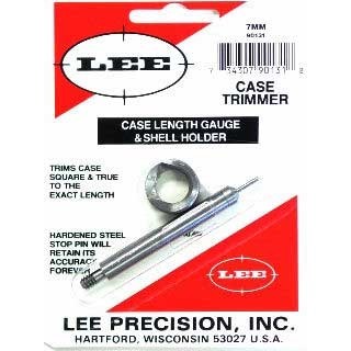 Lee Case Length Gauge for 7mm Rem Mag offers precise trimming and squaring of case mouths, ensuring optimal performance when used with Cutter and Lock Stud.