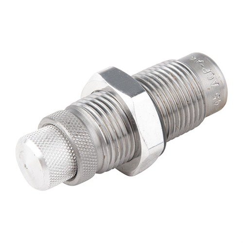 LEE Carbide Factory Crimp Die for .45 ACP ensures reliable chambering, quick crimp adjustments, and no need for case lube, enhancing your ammunition's performance.